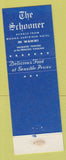 Matchbook Cover - The Schooner Waikiki Hawaii ship