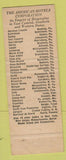 Matchbook Cover - Penn Beaver Hotel Beaver Room Rochester PA