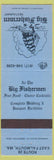 Matchbook Cover - Big Fisherman Restaurant East Falmouth MA ship