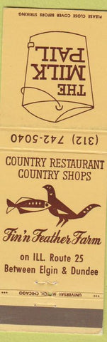 Matchbook Cover - The Milk PailDundee IL