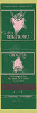 Matchbook Cover - Grouper Cafe Mount Kisco NY fish
