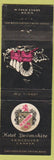 Matchbook Cover - Hotel Devonshire Vancouver BC covered wagon