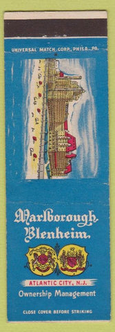 Matchbook Cover - Marlborough Blenheim Atlantic City NJ resort