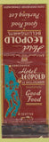 Matchbook Cover - Hotel Leopold Bellingham WA WORN