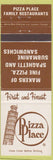 Matchbook Cover - Pizza Place Restaurant Leaning Tower