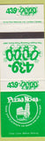 Matchbook Cover - Pizza Nova Canada