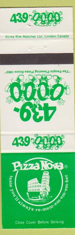 Matchbook Cover - Pizza Nova Canada