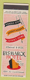 Matchbook Cover - Bismarck Hotel Chicago IL Swiss Chalet Old Vienna