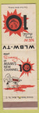Matchbook Cover - WLBW TV Miami FL WORN Jack Gregson
