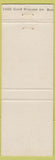 Matchbook Cover - Unversity Ship Cancellation Scoety New London CT 1975