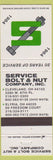 Matchbook Cover - Service Bolt Nut Cleveland OH Elyria 1984