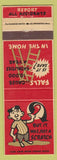 Matchbook Cover - Accidents Safety