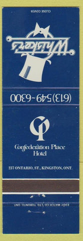 Matchbook Cover - Confederation Place Hotel Kingston ON Whisker's