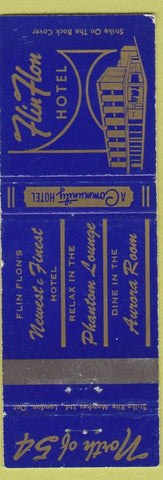Matchbook Cover - Flin Flon Hotel MB WEAR