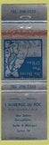 Matchbook Cover - Hotel L Auberge Du Roc Baie Comeau QC