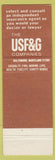 Matchbook Cover - Insurance Center North St Paul MN USF&G WEAR