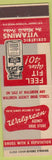Matchbook Cover - Geriatric Vitamins Walgreen Drug Stores