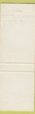 Matchbook Cover - Boss Hotels IA Chain 1949 WEAR