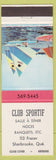 Matchbook Cover - Club Sportif Restaurant Sherbrooke QC