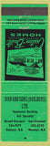 Matchbook Cover - Ivan and Sons Builders Bathurst Moncton NB