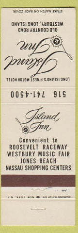 Matchbook Cover - Island Inn Westbury LI NY
