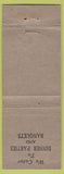 Matchbook Cover - Leo and Al Wirth and Bott Restaurant Rochester NY WEAR