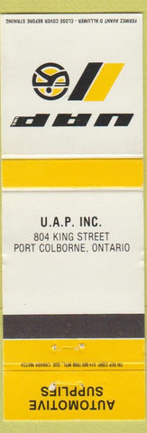 Matchbook Cover - UAP Auto Parts Port Colborne ON