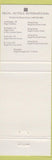 Matchbook Cover - Regal Constellation Hotel Toronto ON