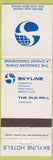 Matchbook Cover - Skyline Toronto ottawa Monteral Brockville