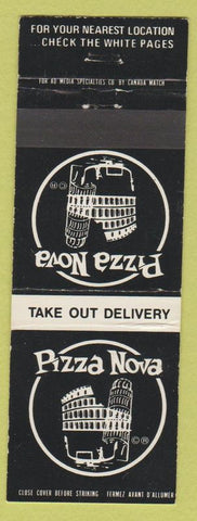 Matchbook Cover - Pizza Nova Leaning Tower of Pisa