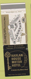 Matchbook Cover - Harlan House Motor Hotel Detroit MI WORN