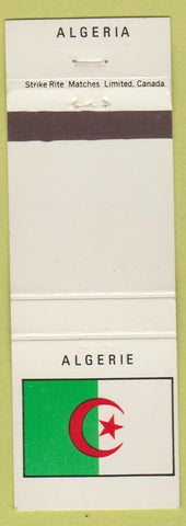 Matchbook Cover - Algeria Country Flag Algerie
