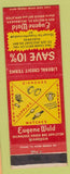 Matchbook Cover - Eugene Wald Jewelery Milwaukee Green Bay Appleton WI WEAR