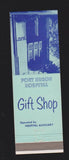 Matchbook Cover - Port Hurton MI Hospital Gift Shop