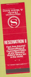 Matchbook Cover - Sheraton Hotels CHAIN