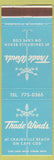 Matchbook Cover - Trade Winds Craigville Beach Cape Cod MA