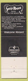 Matchbook Cover - Jolly Roger Hotel Fort Lauderdale FL pirate ship