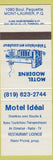 Matchbook Cover - Motel Ideal Mont Laurier QC