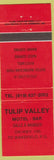 Matchbook Cover - Tulip Valley Motel Bar Wakefield QC