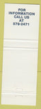 Matchbook Cover - Oshawa Transit Bus Service ON