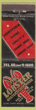 Matchbook Cover - The Lobster Oyster Chop House New York City