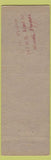 Matchbook Cover - La Cremaillere French Restaurant New York City