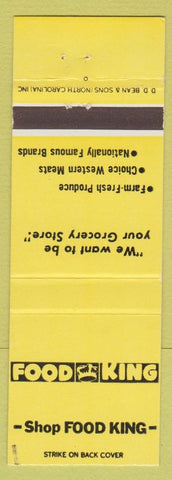 Matchbook Cover - Good King Grocery Store NC?