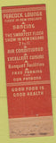 Matchbook Cover - The Lido Worcester MA restaurant Federal