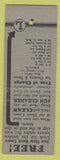 Matchbook Cover - Sun Dyers Cleaners Ardmore PA