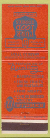Matchbook Cover - Furr Food Stores Amarillo TX Colorado TX NM