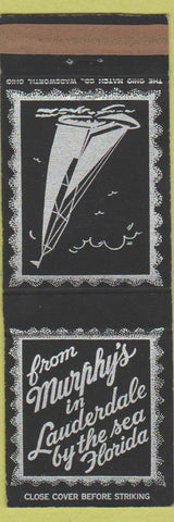 Matchbook Cover - Murphy's Fort Lauderdale FL ship