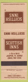Matchbook Cover - Scottish Inns Jasper FL