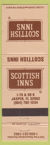 Matchbook Cover - Scottish Inns Jasper FL