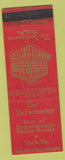 Matchbook Cover - Yorktowne Hotel York PA red WEAR